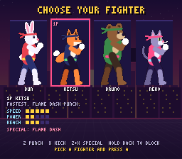 Choose your fighter